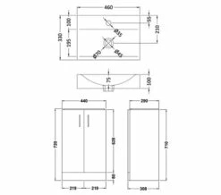 Nuie Mayford Floor Standing Gloss White Cabinet And Basin -UK Bathroom Products Sales 2024 M700 2023 4 1 8 0 35 136