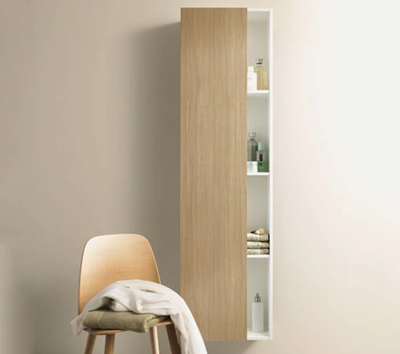 Duravit DuraStyle Tall Cabinet With Open Shelf 1 Duravit DuraStyle Tall Cabinet With Open Shelf