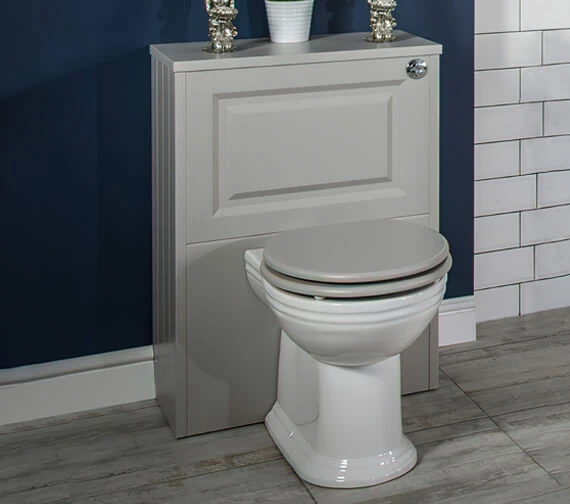 Silverdale Back To Wall Unit With Victorian Pan And Concealed Cistern 1 Silverdale Back To Wall Unit With Victorian Pan And Concealed Cistern