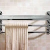Nuie 663mm Wide 3 Tier Chrome Towel Rack