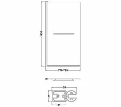 Nuie 1435mm High Square Bath Screen 16 Nuie 1435mm High Square Bath Screen -UK Bathroom Products Sales 2024 M700 2023 5 22 7 39 2 24