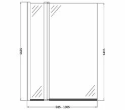 Nuie 1435mm High Square Bath Screen 18 Nuie 1435mm High Square Bath Screen -UK Bathroom Products Sales 2024 M700 2023 5 22 7 41 8 514
