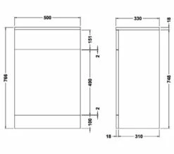 Nuie Mayford 766mm High Back-To-Wall WC Furniture Unit White 11 Nuie Mayford 766mm High Back-To-Wall WC Furniture Unit White -UK Bathroom Products Sales 2024 M700 2023 5 24 10 19 52 345
