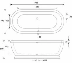 Heritage Derrymore 1745 X 790mm Double Ended Roll Top Bath 6 Heritage Derrymore 1745 X 790mm Double Ended Roll Top Bath -UK Bathroom Products Sales 2024 M700 2023 5 27 11 43 22 51