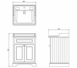 Burlington 650mm Freestanding Two Door Vanity Unit 8 Burlington 650mm Freestanding Two Door Vanity Unit -UK Bathroom Products Sales 2024 M700 2023 5 31 15 50 3 674