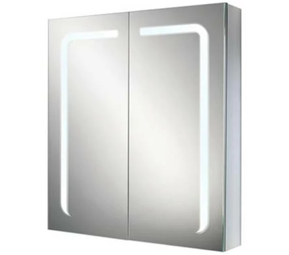 HIB Stratus 60 LED Demisting Aluminium Mirror Cabinet 600 X 700mm 4 HIB Stratus 60 LED Demisting Aluminium Mirror Cabinet 600 X 700mm - Image 4