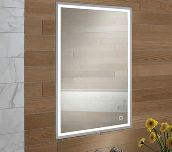 HIB Vanquish 50 LED Demisting Recessed Mirror Cabinet 530 X 730mm 1 HIB Vanquish 50 LED Demisting Recessed Mirror Cabinet 530 X 730mm