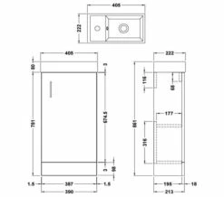 Nuie Vault 405 X 861mm Single Door Floor Standing Compact Unit And Basin 13 Nuie Vault 405 X 861mm Single Door Floor Standing Compact Unit And Basin -UK Bathroom Products Sales 2024 M700 2023 6 10 11 34 54 597