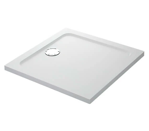 Mira Flight Safe Square Shower Tray White 4 Mira Flight Safe Square Shower Tray White - Image 4