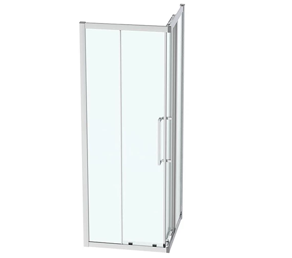 Ideal Standard I-Life Corner Entry Enclosure With Bright Silver Profile 2 Ideal Standard I-Life Corner Entry Enclosure With Bright Silver Profile - Image 2