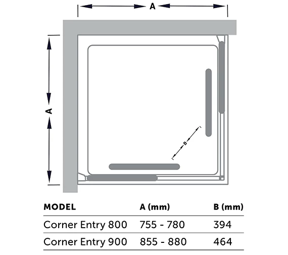 Ideal Standard I-Life Corner Entry Enclosure With Bright Silver Profile 3 Ideal Standard I-Life Corner Entry Enclosure With Bright Silver Profile - Image 3