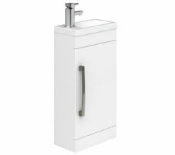 Essential Nevada Single Door Vanity Unit And Basin - 400mm Width -UK Bathroom Products Sales 2024 M700 2023 6 26 8 33 30 908