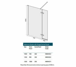Merlyn 8 Series Wetroom Panel With Hinged Swivel Panel 4 Merlyn 8 Series Wetroom Panel With Hinged Swivel Panel -UK Bathroom Products Sales 2024 M700 2023 6 6 13 50 52 983