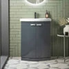 Tavistock Tempo 650mm Oxford Blue Freestanding Unit With Basin