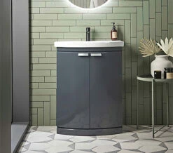 Tavistock Tempo 650mm Oxford Blue Freestanding Unit With Basin