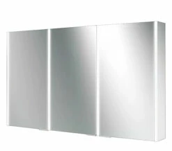 HIB Xenon 120 Triple Door LED Illuminated Aluminium Cabinet -UK Bathroom Products Sales 2024 M700 2023 8 2 15 8 8 525
