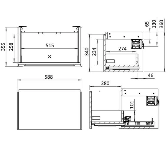 Crosswater 3ONE6 Bathroom Ensuite 3 Crosswater 3ONE6 Bathroom Ensuite - Image 3