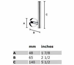 Smedbo Home Spare Toilet Roll Holder 4 Smedbo Home Spare Toilet Roll Holder -UK Bathroom Products Sales 2024 QS S137 2 mn