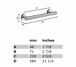 Smedbo Home 284mm Grab Bar 6 Smedbo Home 284mm Grab Bar -UK Bathroom Products Sales 2024 QS S147 2 mn