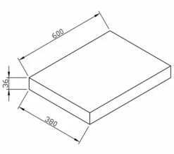 IMEX Echo White Gloss Finish Worktop 7 IMEX Echo White Gloss Finish Worktop -UK Bathroom Products Sales 2024 QS V15307 2 mn