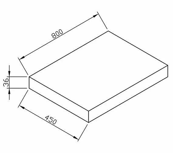IMEX Echo White Gloss Finish Worktop 4 IMEX Echo White Gloss Finish Worktop - Image 4
