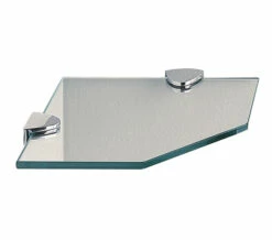 Miller Classic Clear Glass Corner Shelf 200mm - 292020 4 Miller Classic Clear Glass Corner Shelf 200mm - 292020 -UK Bathroom Products Sales 2024 QS V15851 1 mn