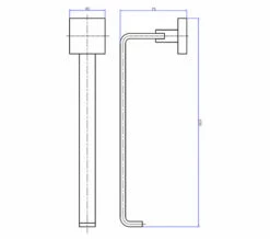 Crosswater Zeya 235mm Wide Chrome Towel Rail 3 Crosswater Zeya 235mm Wide Chrome Towel Rail -UK Bathroom Products Sales 2024 QS V21926 2 mn
