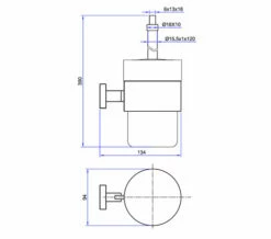 Crosswater Zeya Ceramic WC Brush Holder - ZE025C+ 5 Crosswater Zeya Ceramic WC Brush Holder - ZE025C+ -UK Bathroom Products Sales 2024 QS V21931 2 mn