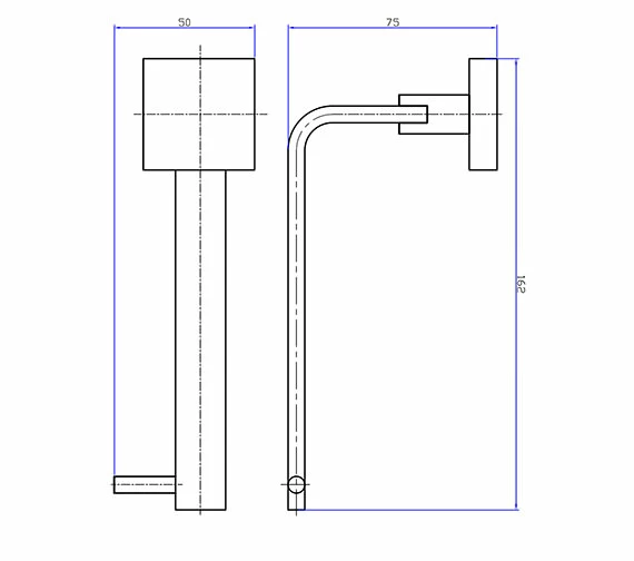 Crosswater Zeya Toilet Roll Holder Chrome - ZE029C+ 3 Crosswater Zeya Toilet Roll Holder Chrome - ZE029C+ - Image 3