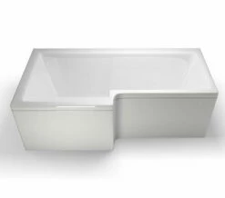 Cleargreen Ecosquare Left Handed White Shower Bath 1700 X 850mm 8 Cleargreen Ecosquare Left Handed White Shower Bath 1700 X 850mm -UK Bathroom Products Sales 2024 QS V26285 3 mn