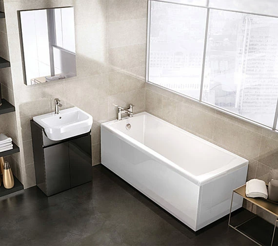 Cleargreen Sustain Rectangular Single Ended White Bath 1800 X 800mm Square 1 Cleargreen Sustain Rectangular Single Ended White Bath 1800 X 800mm Square