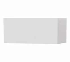 Miller New York Single Door Storage White Cabinet 590 X 275mm