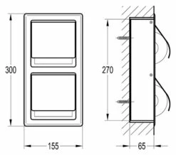 Flova Gloria Diamond Chrome Concealed Toilet Roll Holder 9 Flova Gloria Diamond Chrome Concealed Toilet Roll Holder -UK Bathroom Products Sales 2024 QS V27320 2 mn