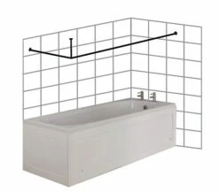 Croydex Premier Large L Shaped Chrome Shower Curtain Rod 8 Croydex Premier Large L Shaped Chrome Shower Curtain Rod -UK Bathroom Products Sales 2024 QS V28275 1 mn