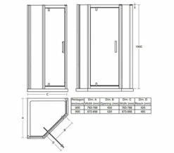 Ideal Standard Synergy Pivot Pentagon Enclosure With Silver Aluminium Frame 4 Ideal Standard Synergy Pivot Pentagon Enclosure With Silver Aluminium Frame -UK Bathroom Products Sales 2024 QS V40134 2 mn