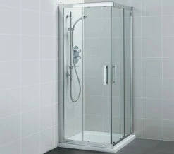 Ideal Standard Synergy Corner Entry Enclosure 1000mm With Silver Frame
