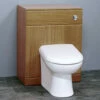 Essential Gem 535 X 766mm Calvados Back-To-Wall WC Unit