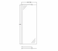 Hudson Reed Walk-In Wetroom Shower Screen And Support Bar 12 Hudson Reed Walk-In Wetroom Shower Screen And Support Bar -UK Bathroom Products Sales 2024 QS V50389 2 mn