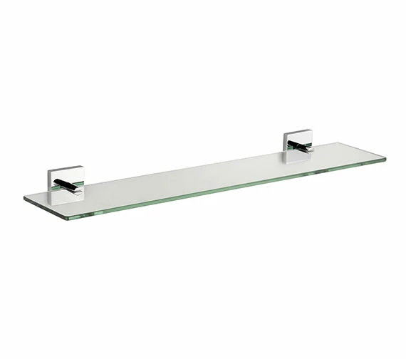 Croydex Chester Flexi-Fix Glass Shelf 590mm 2 Croydex Chester Flexi-Fix Glass Shelf 590mm - Image 2