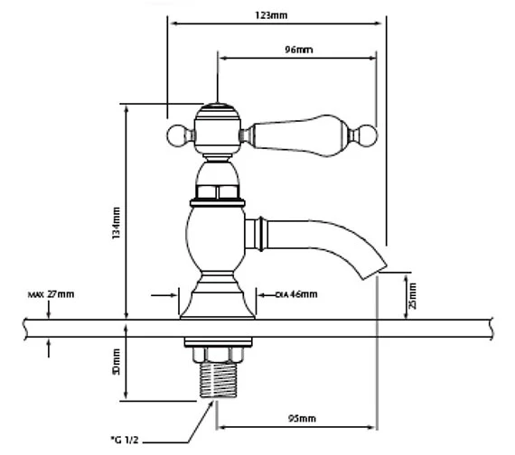 Heritage Granley Traditional Bathroom Suite - 2 - PGRW05 PGRW09 THC10P TGRC00 10 Heritage Granley Traditional Bathroom Suite - 2 - PGRW05 PGRW09 THC10P TGRC00 - Image 10