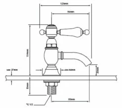 Heritage Granley Traditional Bathroom Suite - 1 -UK Bathroom Products Sales 2024 QS V54881 2 mn