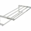 Vado Level Chrome Towel Shelf With Rail