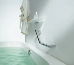 Essential Urban Angled Chrome Grab Bar -UK Bathroom Products Sales 2024 QS V59873 3 mn