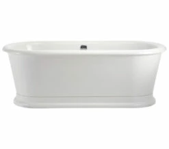 Burlington London White Round Soaking Bathtub 1800 X 850mm - E18 6 Burlington London White Round Soaking Bathtub 1800 X 850mm - E18 -UK Bathroom Products Sales 2024 QS V61954 3 mn
