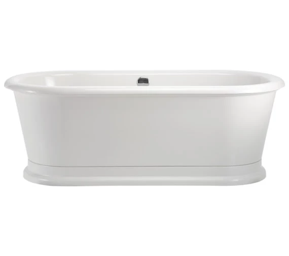 Burlington London White Round Soaking Bathtub 1800 X 850mm - E18 3 Burlington London White Round Soaking Bathtub 1800 X 850mm - E18 - Image 3