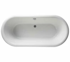 Burlington London White Round Soaking Bathtub 1800 X 850mm - E18 7 Burlington London White Round Soaking Bathtub 1800 X 850mm - E18 -UK Bathroom Products Sales 2024 QS V61954 4 mn