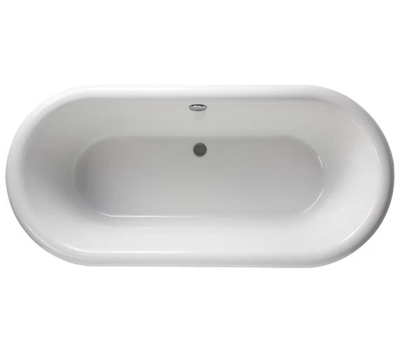 Burlington London White Round Soaking Bathtub 1800 X 850mm - E18 4 Burlington London White Round Soaking Bathtub 1800 X 850mm - E18 - Image 4