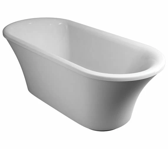 Burlington Brindley 1700mm White Soaking Bathtub With Base Skirt 2 Burlington Brindley 1700mm White Soaking Bathtub With Base Skirt - Image 2
