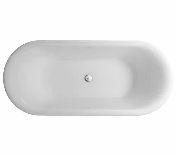 Burlington Brindley 1700mm White Soaking Bathtub With Base Skirt 4 Burlington Brindley 1700mm White Soaking Bathtub With Base Skirt - Image 4