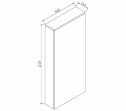 IMEX Echo White Gloss 550 X 1150mm Concealed Cistern Cover 4 IMEX Echo White Gloss 550 X 1150mm Concealed Cistern Cover -UK Bathroom Products Sales 2024 QS V72211 2 mn